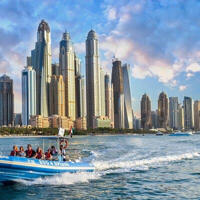 90 Minutes Speedboat Tour Dubai Marina, Burj Al Arab and Atlantis