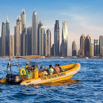 Dubai Marina Guided Sightseeing High-Speed Boat Tour