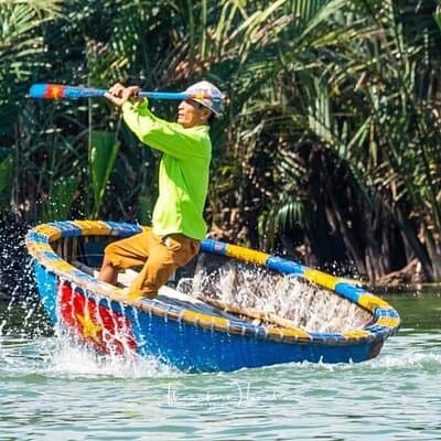 Hoi An: Coconut Basket Boat Ride in the Coconut Forest