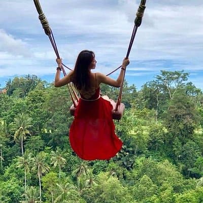 Ubud: Swing - Monkey Forest - Waterfall - Temple - Rice Terraces - Art Crafts