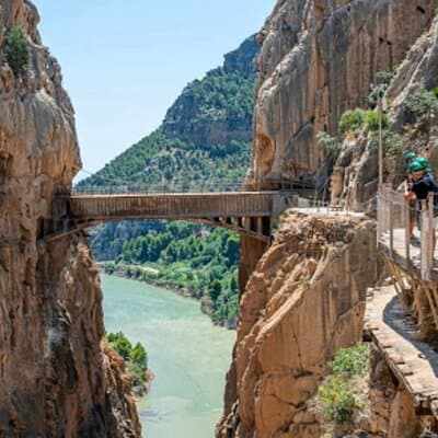 From Malaga Caminito del Rey Guided Tour with transportation
