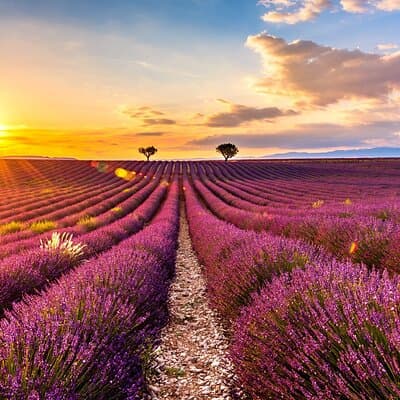 Visit the Gorges du Verdon, the lavenders (in June) and Moustiers.