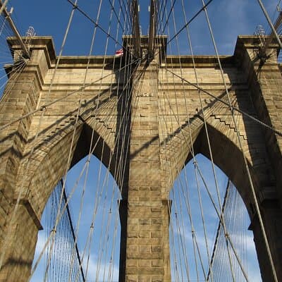 Walking tour in Manhattan Brooklyn Bridge and Waterfront