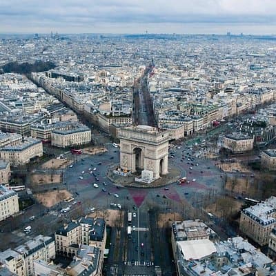 Arc de Triomphe and Seine River Cruise