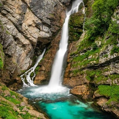 8-Hour Lake Bled, Lake Bohinj and Waterfall Savica Tour