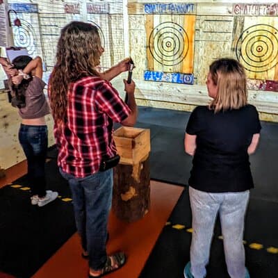 90 Minute Axe Throwing Guided Experience St Pete Hatchet Hangout