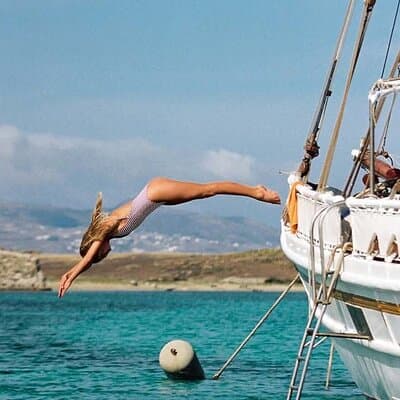 Full Day Cruise from Corfu in Classic Wooden Vessel, Swim & BBQ