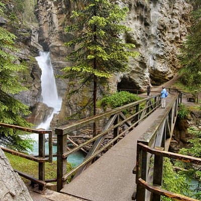 eBike and Hike Banff to Johnston Canyon small group guided program