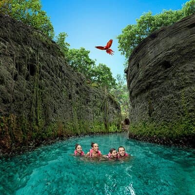 Xcaret Park Day Trip, transportation and Cultural Night Show