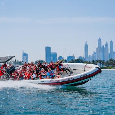Dubai Speedboat Tour, Marina, Atlantis, Palm & Burj Al Arab