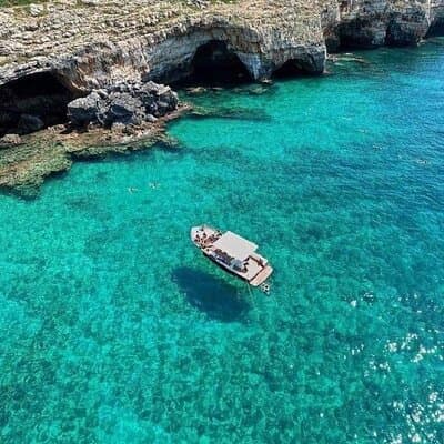 3 Hour Group Tour by Boat to the Caves of Santa Maria di Leuca