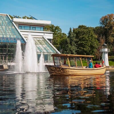 Riga Sightseeing Tour by Canal Boat with Audioguide