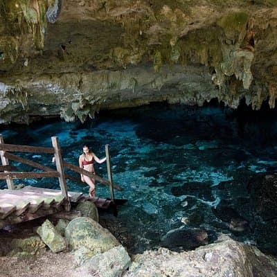 Explore Tulum and Dos Ojos Cenote with lunch and transportation