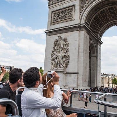 Arc de Triomphe, Hop-On Hop-Off Bus and Optional River Cruise