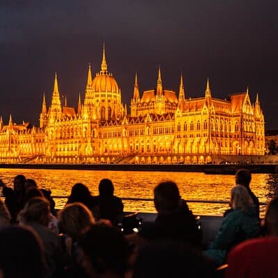 Budapest Danube River Sightseeing Night Cruise with Drink