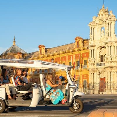 Tour Welcome to Seville in Eco Tuk Tuk Private with Local Guide
