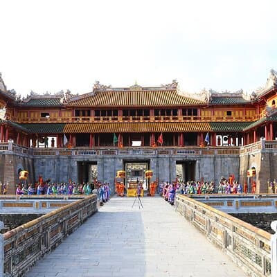 Hue: Imperial City Walk, Motorbike Tour & Private Car Options