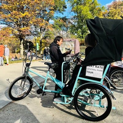 Central Park Private Pedicab Tour (60 mins)