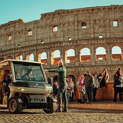 Rome Highlights by Golf Cart Private Tour