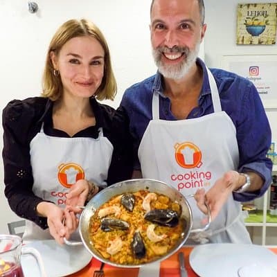 100% Hands-on Cooking Class Paella Tapas Sangria in Madrid