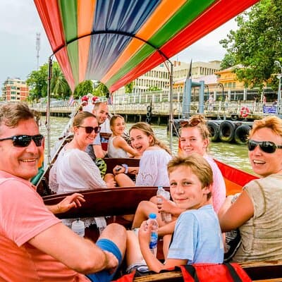 Bangkok Best Canal Tour- Flower Art & Artist's House Food of Fame
