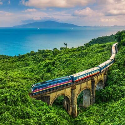 Hue Citadel tour by authentic Train via Hai Van Pass from Da Nang