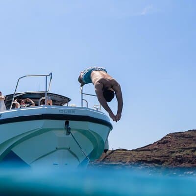 Tour of the North Coast of Menorca by Boat