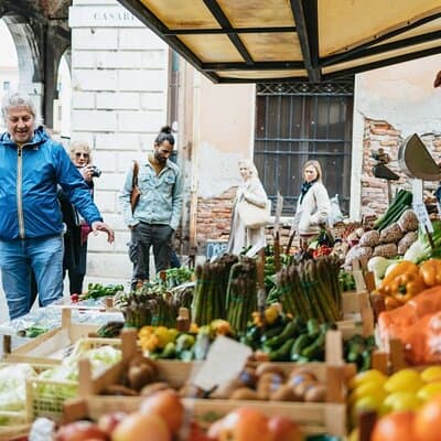 Rialto Market Tour with Hands on Cooking Class, Wine & Tiramisu
