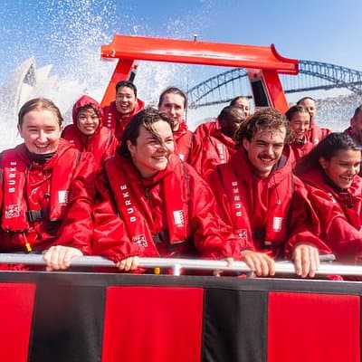 The Famous Red Shark Thrill Ride with Oz Jet Boating!