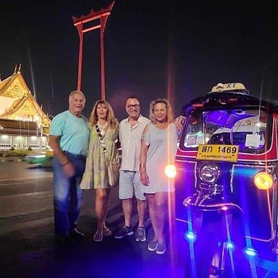 Explore Bangkok at night by Tuk Tuk with Chinatown visit