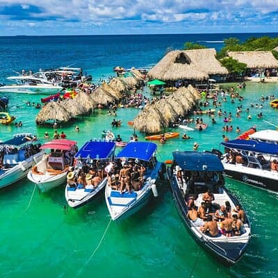 Cartagena 5 Island Hop Tour: Lunch, Snorkel, Beach Clubs, & More