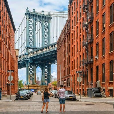 Brooklyn, Manhattan, & DUMBO Tour by Open-top Bus with Guide