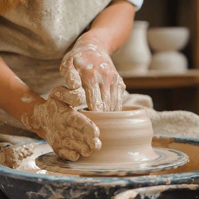 Hanoi: Bat Trang Pottery class & Train Street Private Tour