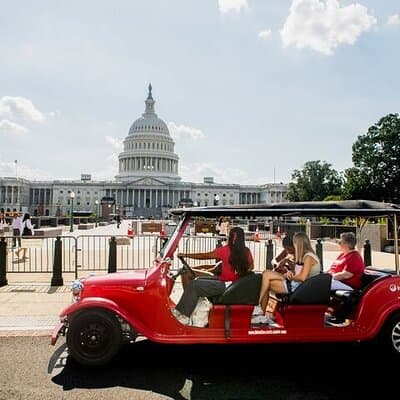 DC Monuments & Capitol Hill Highlights Tour by Electric Cart