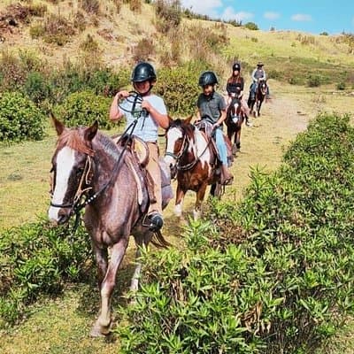 Horseback riding around Sacsayhuaman, Cusco