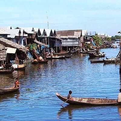 Sunset Tour of Kampong Phluk Stilts Home Village Small Group Tour