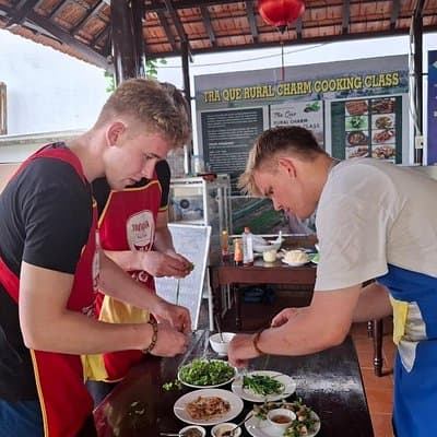 Experience Private Cooking Class in Vegetables Village Tra Que