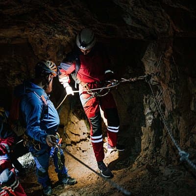 TUNNEL ABSEILING PLUS tour the underground