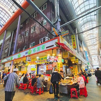 Busan Night Food Walk: Fish Market to Harborside Soju Tent