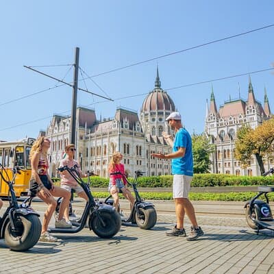Budapest Small-Group Guided Tour on MonsteRoller e-Scooter
