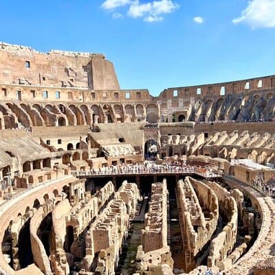 Colosseum with Arena, Roman Forum and Palatine Hill Guided Tour