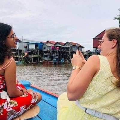 Kompong Phluk Floating Village on Tonle Sap Lake