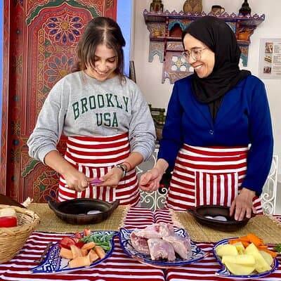 Moroccan Cooking Class with a Local Family & Market Visit