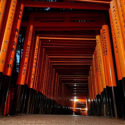 Kyoto Fushimi-Inari Night Walking Tour