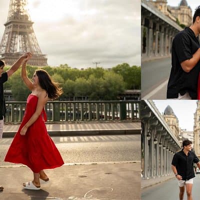 Photoshoot in Paris - Eiffel Tower