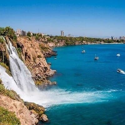 Antalya : Old City Tour w/Olympos Cable Car & Waterfalls & Boat