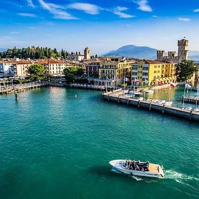 From Verona Sirmione Lake Garda with Boat and Spritz Tasting