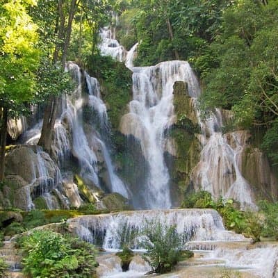 1 Day Mekong Pak Ou Caves Kuang Si Waterfalls Local Villages Tour