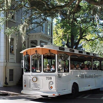 Narrated Historic Savannah Sightseeing Trolley Tour