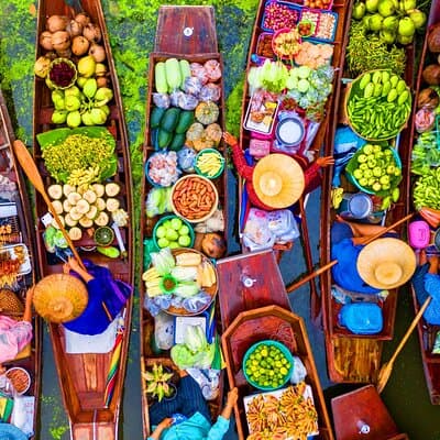 Bangkok : Experiencia en mercados flotantes y mercados de trenes